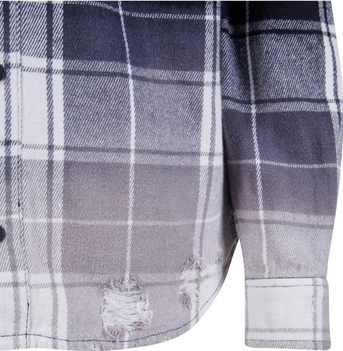 Produktbild Karl Kani KM223-029-1 Chest Signature Heavy washed Flannel Shirt - 77597 (S)