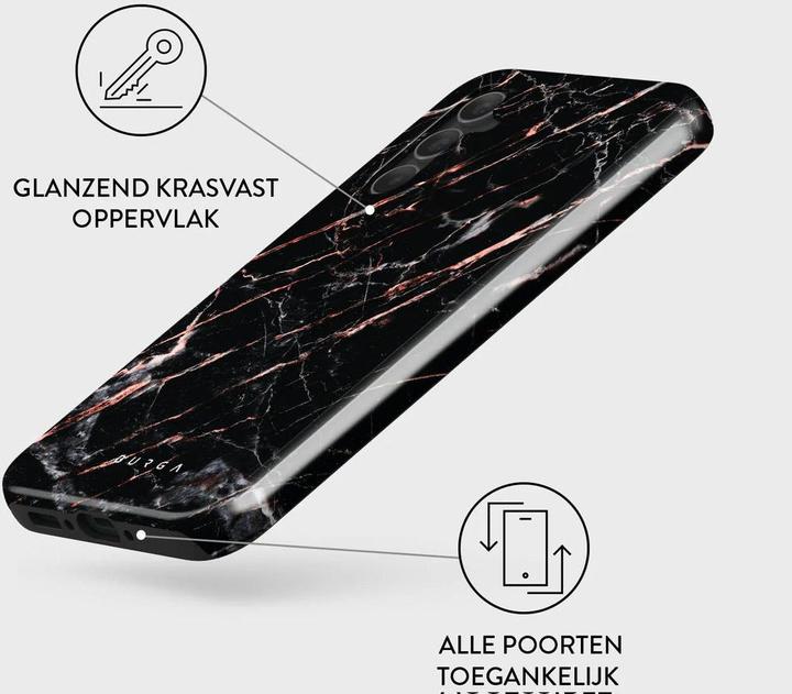 Produktbild Burga Tough Case Samsung Galaxy A35 5G - Rose Gold Marble (Samsung Galaxy A35)