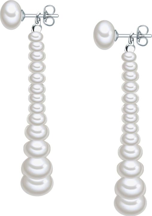 Produktbild Valero Pearls Damen Sterling Silber Süsswasser-Zuchtperlen silber - 24433 (Sterling Silber)