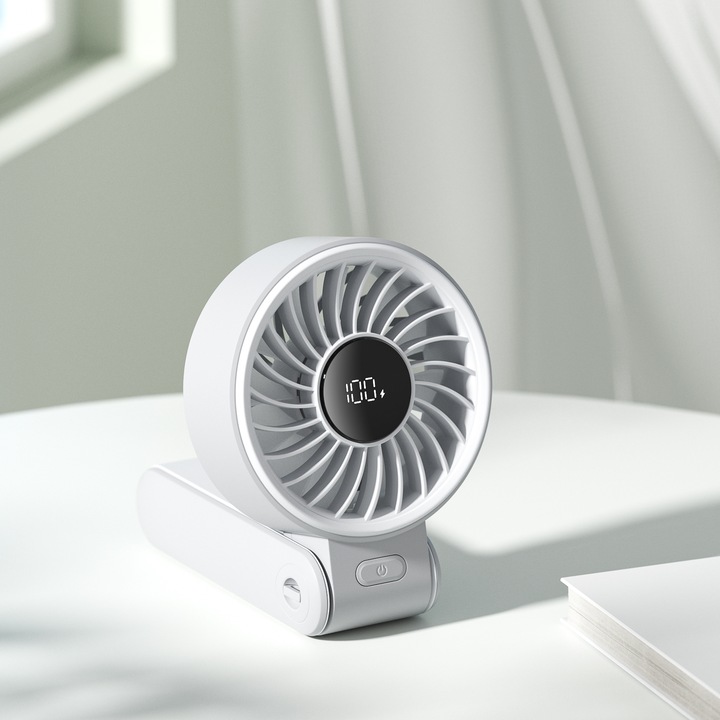 Actual product image Jisulife Handheld Fan Life7 (3600mAh) white
