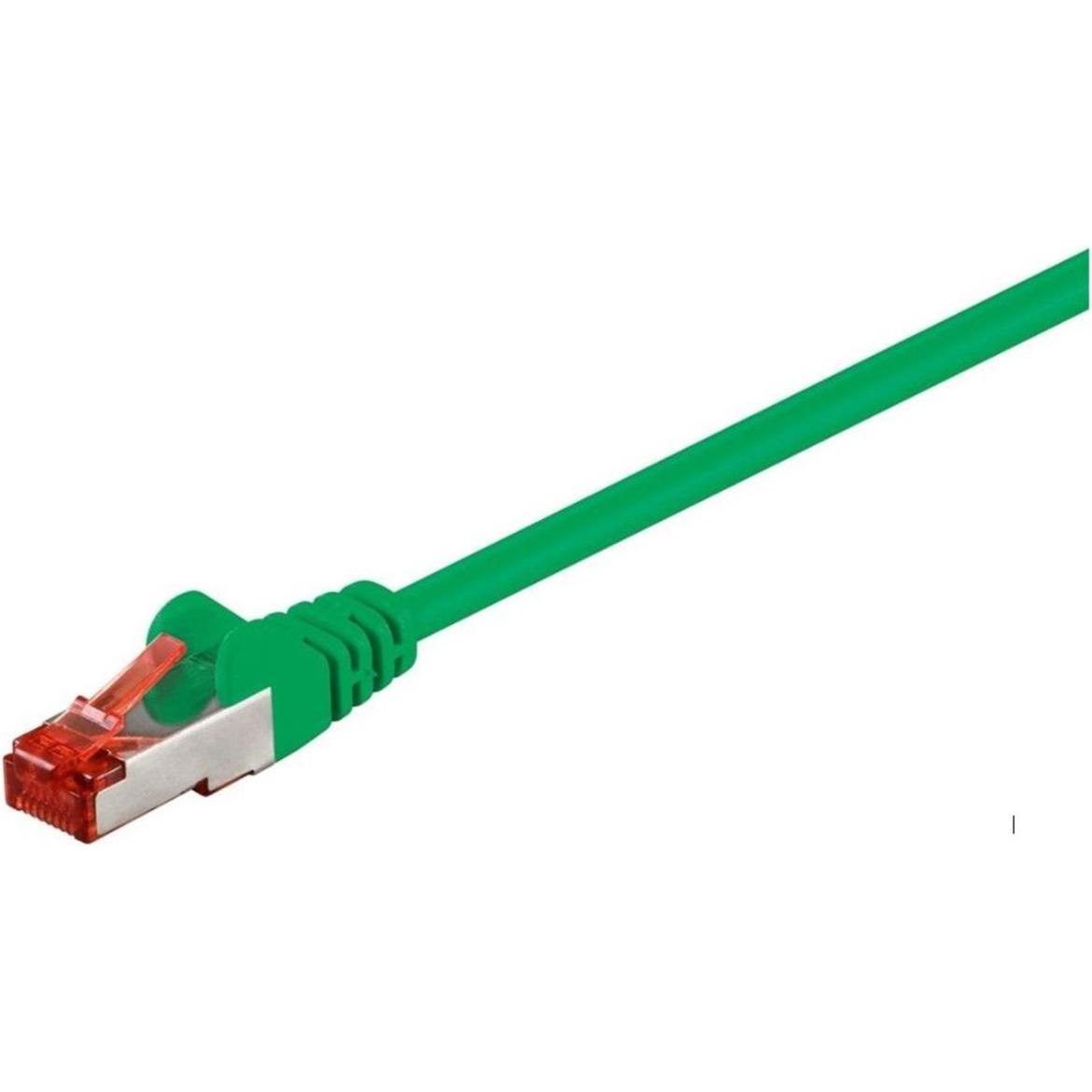 Thumbnail - MicroConnect S/FTP CAT6 50m Green LSZH (S/FTP, CAT6, 50 m), Netzwerkkabel