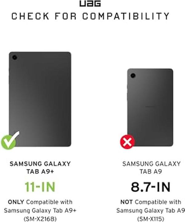 Actual product image UAG Scout (Samsung Galaxy Tab A9+)