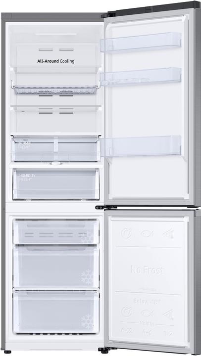 Produktbild Samsung RB34C675ES9 Fridge Freezer, steel (Freistehend, 344 l)