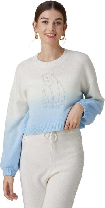 Produktbild Bellemere Sweater Polar Bear Cropped Cashmere Sweater (With Crystal Touch) (M)
