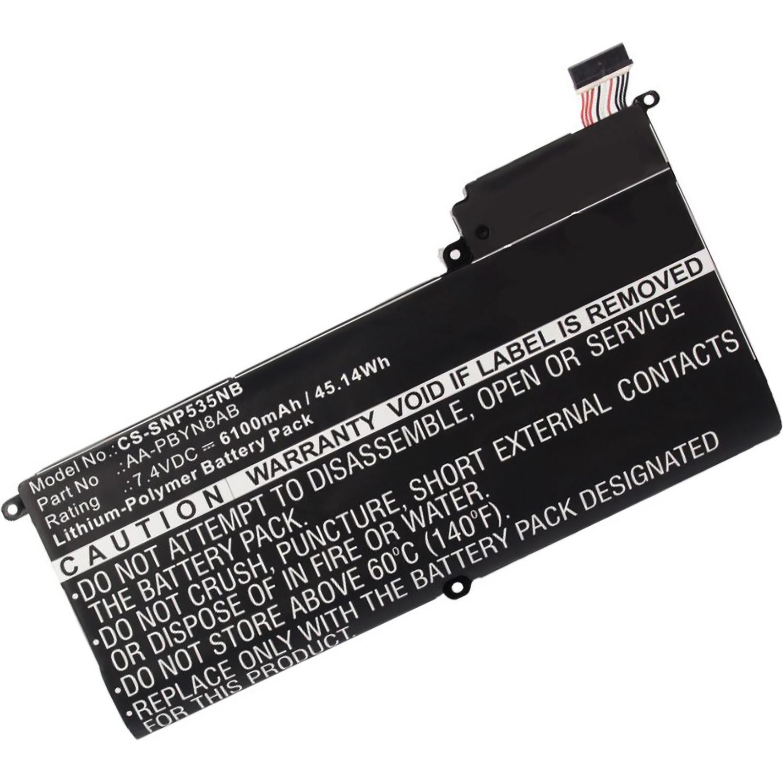 AGI Akku kompatibel mit Samsung NP530U4C-S01DE - Akku - 6.100 mAh (6100 mAh), Notebook Akku, Schwarz