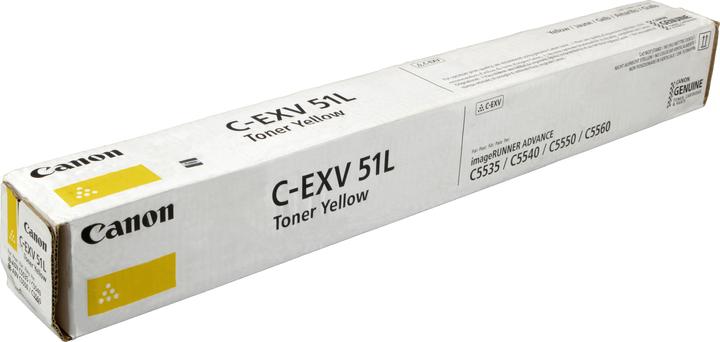 Actual product image Canon C-Exv 51y (Y)