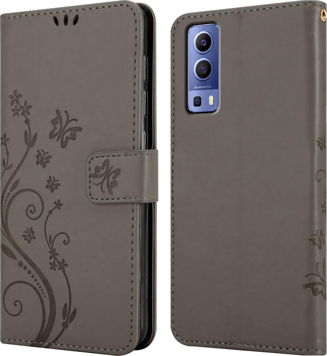 Actual product image Cadorabo Flower Book cover (Vivo Y72 5G, Vivo Y52s 5G)