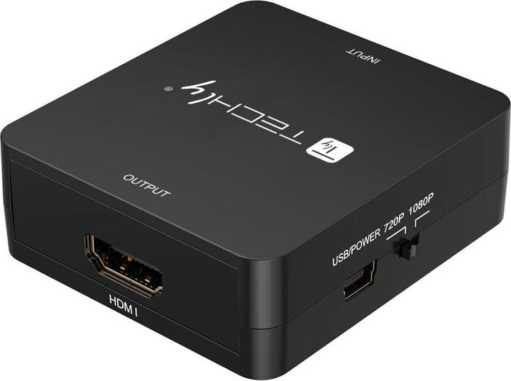 Produktbild NoName AV-Composite-Video- und Audiokonverter 3x Cinch auf HDMI 1080p