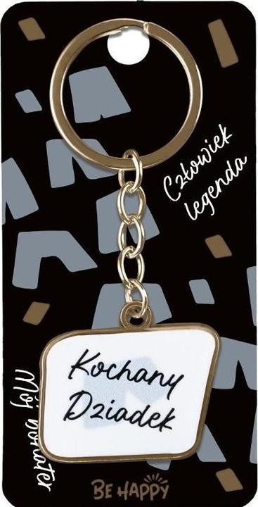 Actual product image Be happy gifts Schlüsselanhänger zum Grosselterntag mit der Aufschrift Lieber Opa