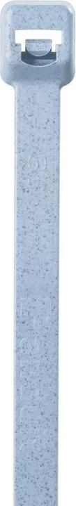 Produktbild Panduit Detektierbarer Kabelbinder Hellblau 4,8x366mm Bündel Ø max. 102mm Zugfestigkeit 222N Packung (Metallkabelbinder, 366 mm, 100 Stk.)