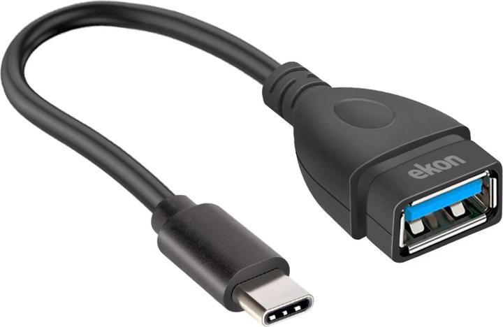 Actual product image Ekon Type-C male to USB female adapter (0.10 m, USB 3.2 Gen 1)