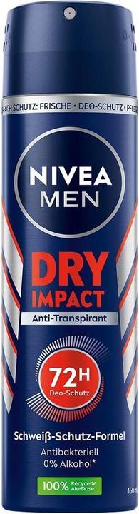 NIVEA MEN Dry Impact Spray (Spray, 150 ml)