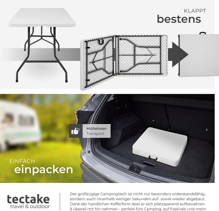 Image du produit tectake Table pliante
