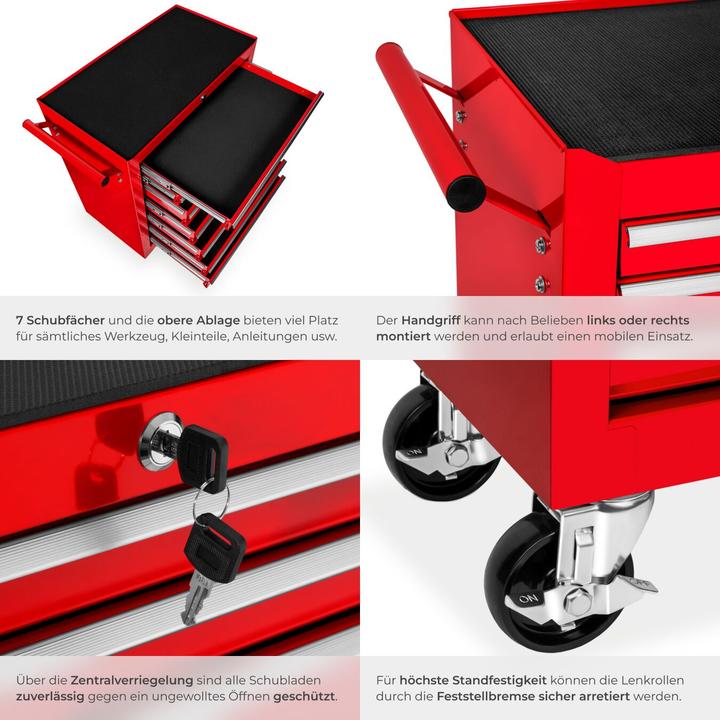 Image du produit tectake Chariot à outils (1 x)