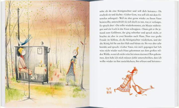 Produktbild Zur Zeit, wo das Wünschen noch geholfen hat (Deutsch, Brüder Grimm, Julie Völk, 2021)