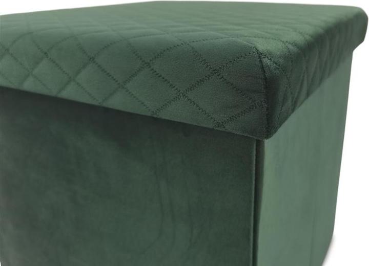 Productafbeelding Domoletti Pouf Mateo, green, 38 cm x 38 cm x 38 cm