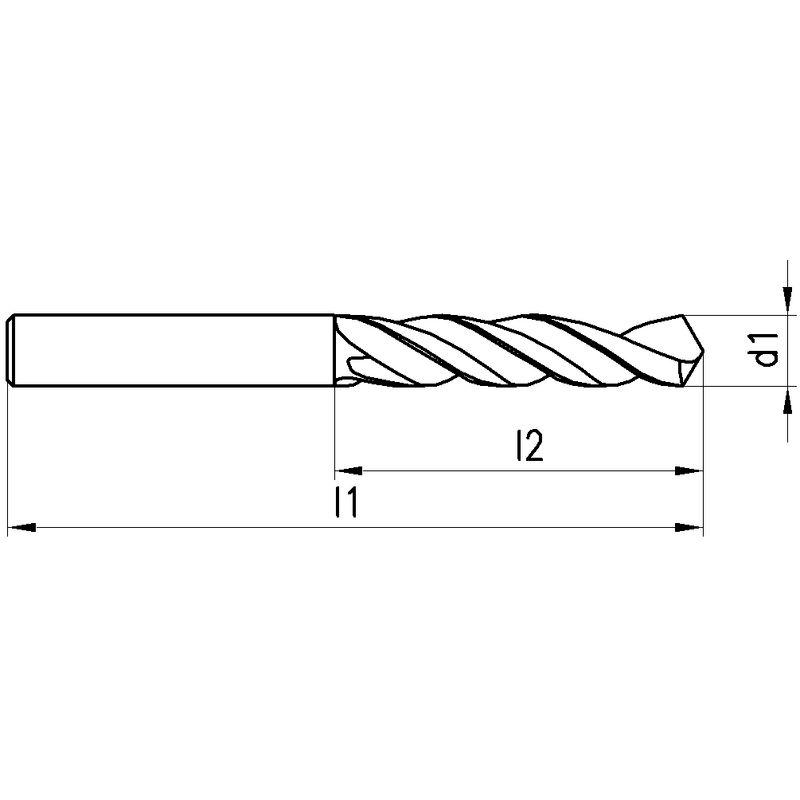 Thumbnail - Titex, Bohrereinsatz, Spiralbohrer (10.5 mm)