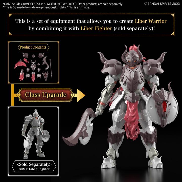 Actual product image Bandai 30 Minutes Fantasy - Class Up Armor - Liber Warrior