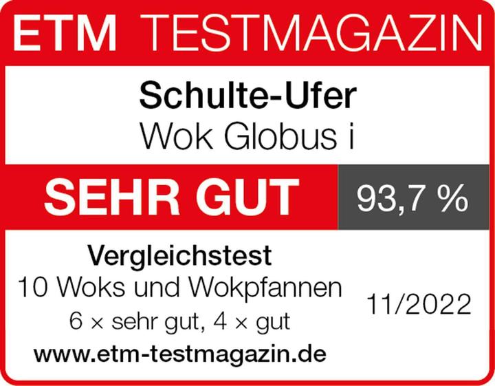 Actual product image Schulte-Ufer Wok incl. storage grid Globus i (Wok, Cast aluminium)