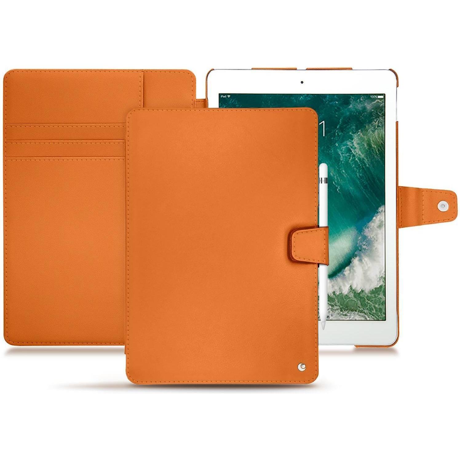 Noreve Lederschutzhülle Wallet (iPad Pro 10.5), Tablet Hülle, Orange