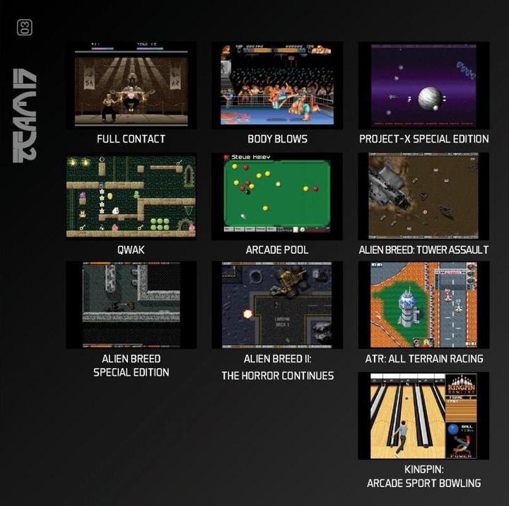 Produktbild Blaze Evercade Team 17 Amiga Collection 1 (Arcade, EN)