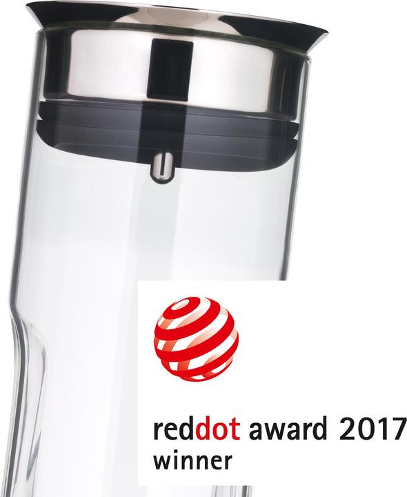 Productafbeelding WMF Waterkaraf 1,25l Glazen karaf met verzonken handvat Motion CloseUp sluiting (1.25 l)