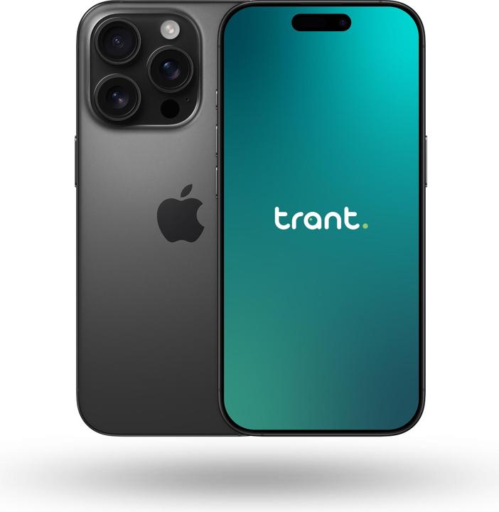 Actual product image Trant.ch iPhone 16 Pro (128 GB, Black Titanium, 6.30", Dual SIM, A / Like new)