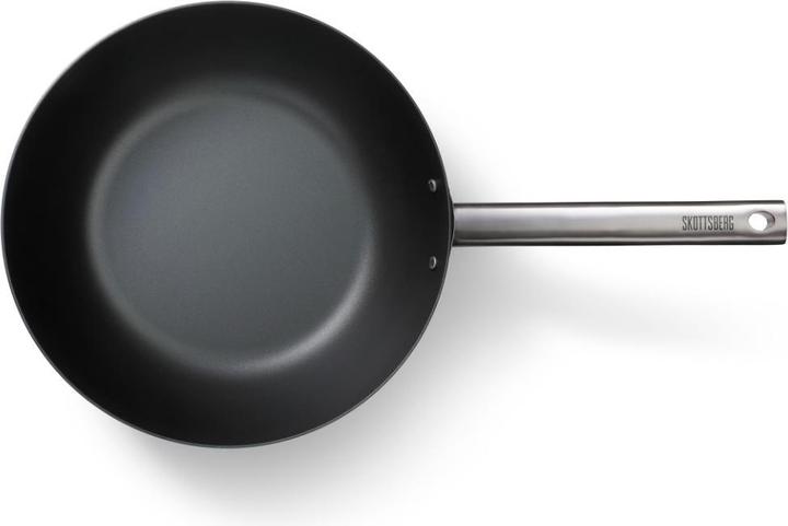 Actual product image Skottsberg Frying pan carbon steel, 28 cm diameter, stainless steel handle (28 cm, Frying pan, Carbon steel)