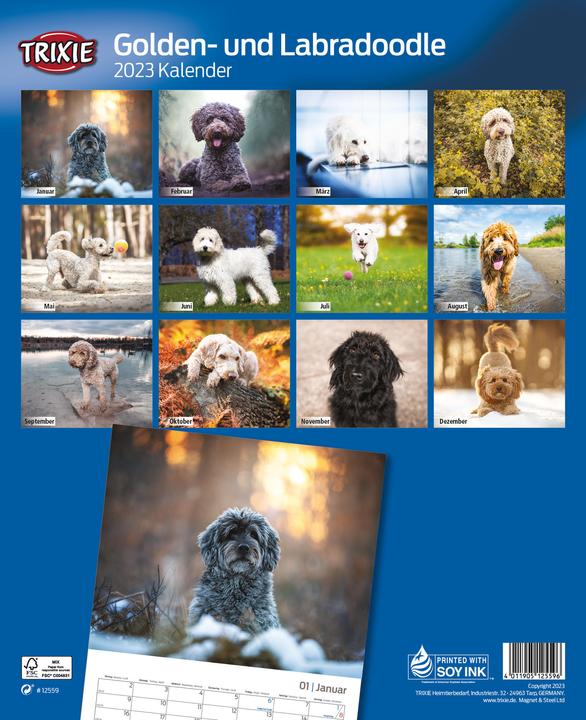 Immagine prodotto Trixie Baby Calendario Golden e Labradoodle