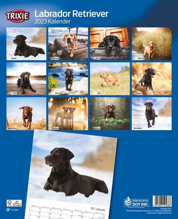 Produktbild Trixie Baby Kalender Labrador Retriever