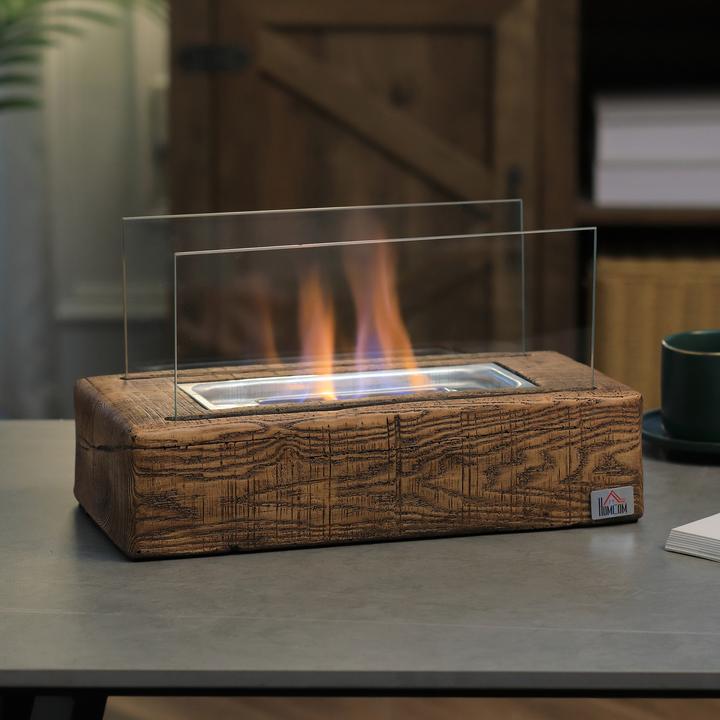 Actual product image Homcom Ethanol fireplace (33 x 16 x 18 cm)