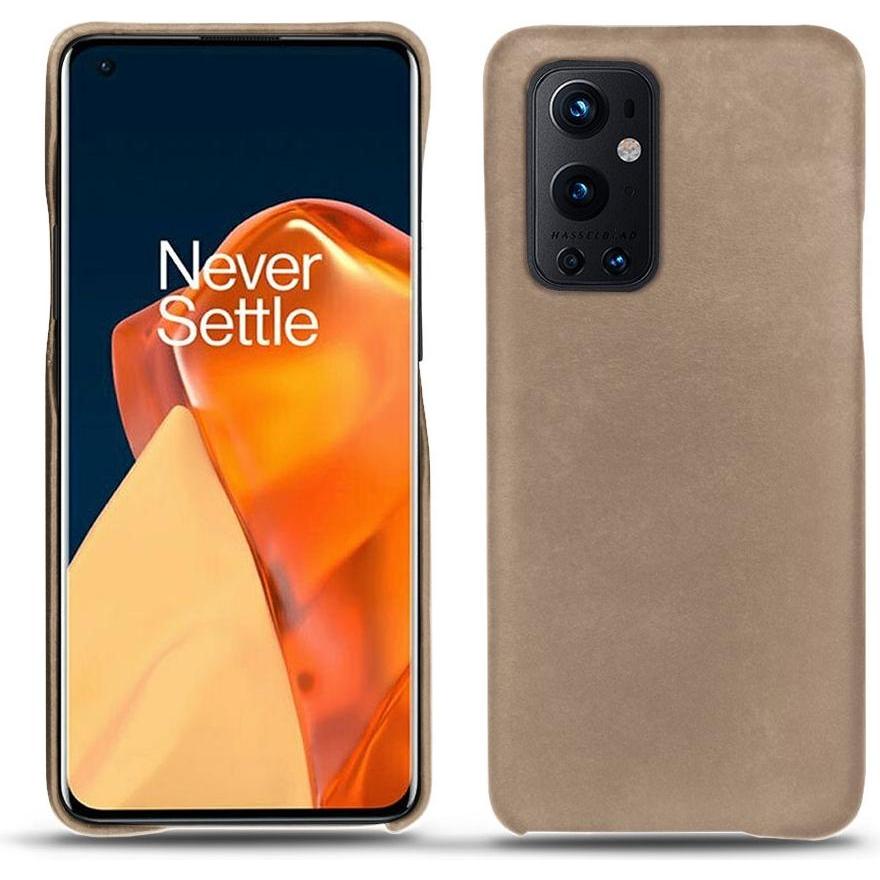 Noreve Lederschutzhülle (OnePlus 9 Pro), Smartphone Hülle, Beige