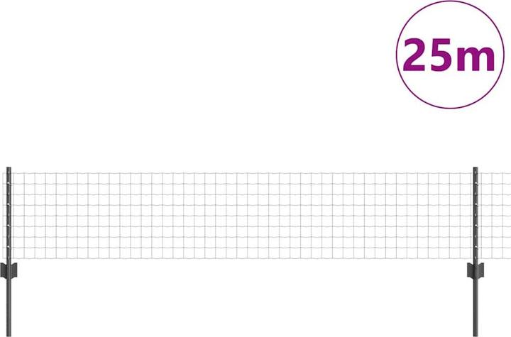 Produktbild vidaXL Grauer Gartenzaun