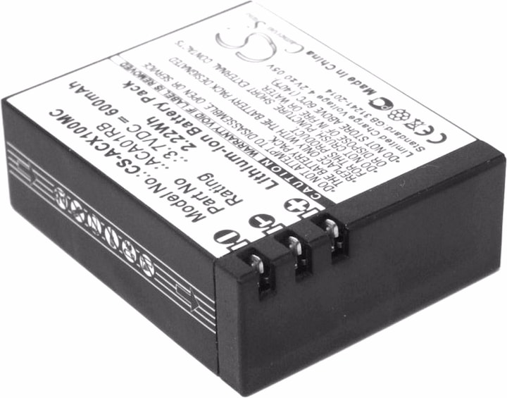 Actual product image AGI Battery compatible with Activeon CX - Battery - 600 mAh (Rechargeable battery)