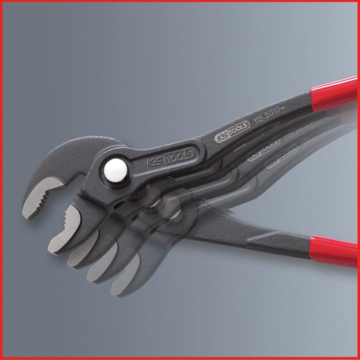 Actual product image KS Tools Water pump pliers, push button adjustment (415 mm)