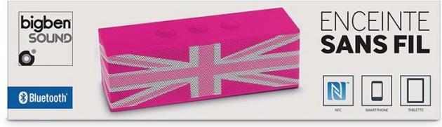 Actual product image Bigben BT01 Mono Portable Speaker Pink, White 3 W (5 h)