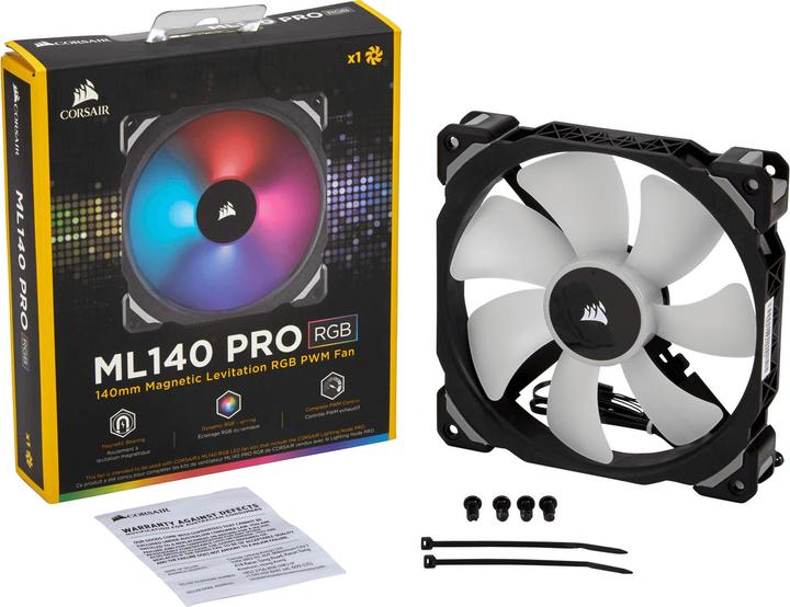 Produktbild Corsair Ml140 Pro RGB (140 mm, 1x)