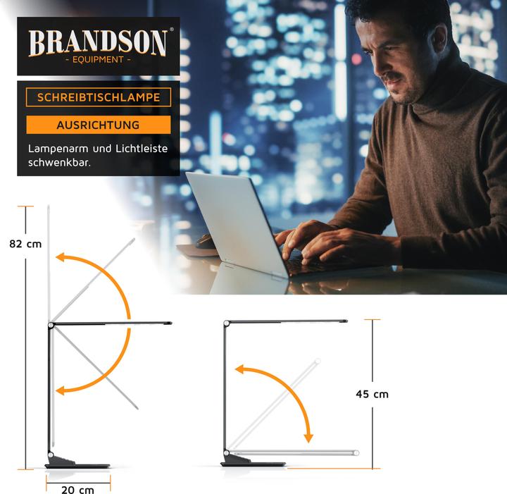 Image du produit Brandson Lampe de bureau (500 lm)
