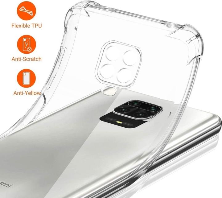 Produktbild Screenguard Xiaomi Redmi Note 9 Pro Hülle Crystal Soft Airbag Bumper (Xiaomi Redmi Note 9 Pro)