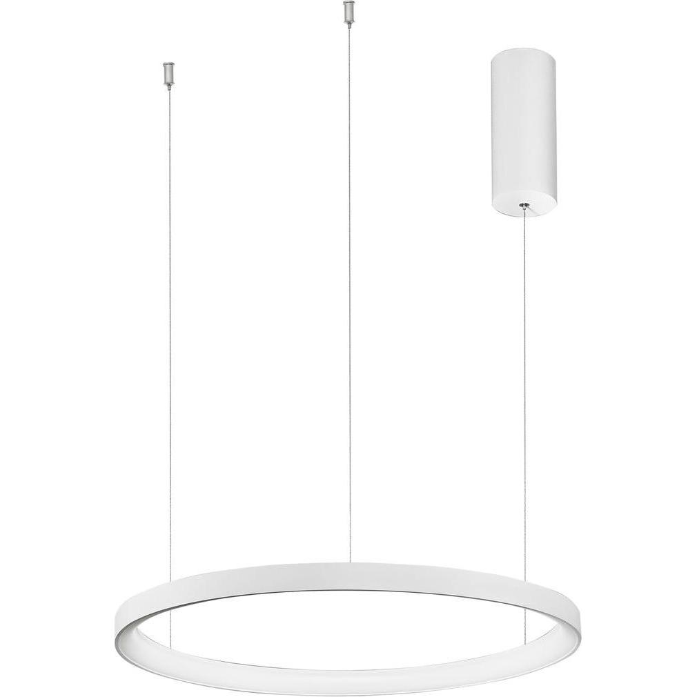 Nova Luce, Pendelleuchte, PERTINO LED Pendelleuchte Weiss 38W Warmweiss 150x48cm dimmbar 9345686