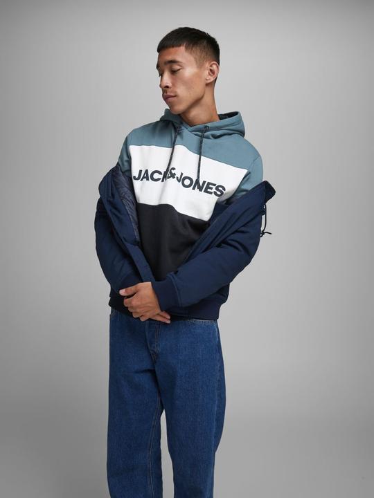 Produktbild Jack & Jones Pullover Sweatshirt mit Kapuze JJELOGO BLOCKING SWEAT HOOD - 4774 (M)
