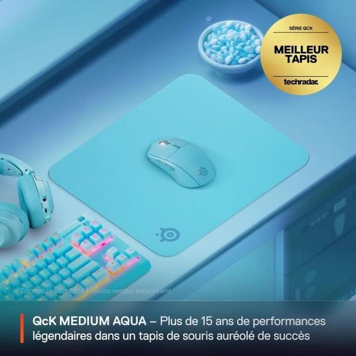 Image du produit SteelSeries QcK M Aqua (M)