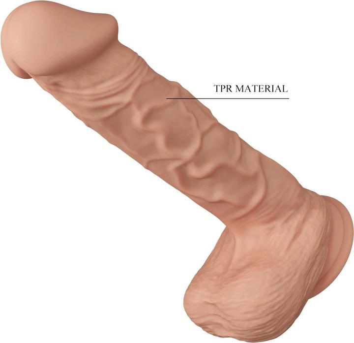 Actual product image Baile Beautiful Encounter Bergrisi Realistic And Flexible Dildo 26 cm - Meat