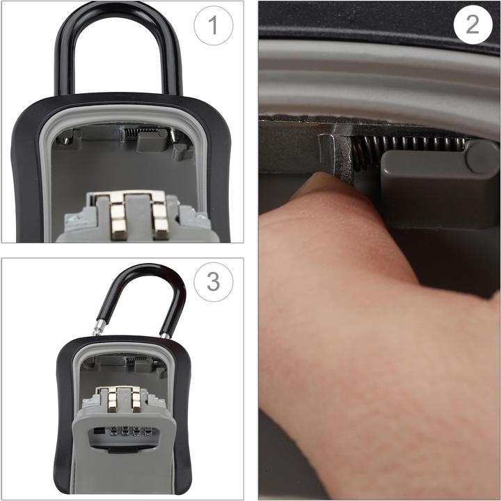 Actual product image Relaxdays Key Safe, Combination Keybox