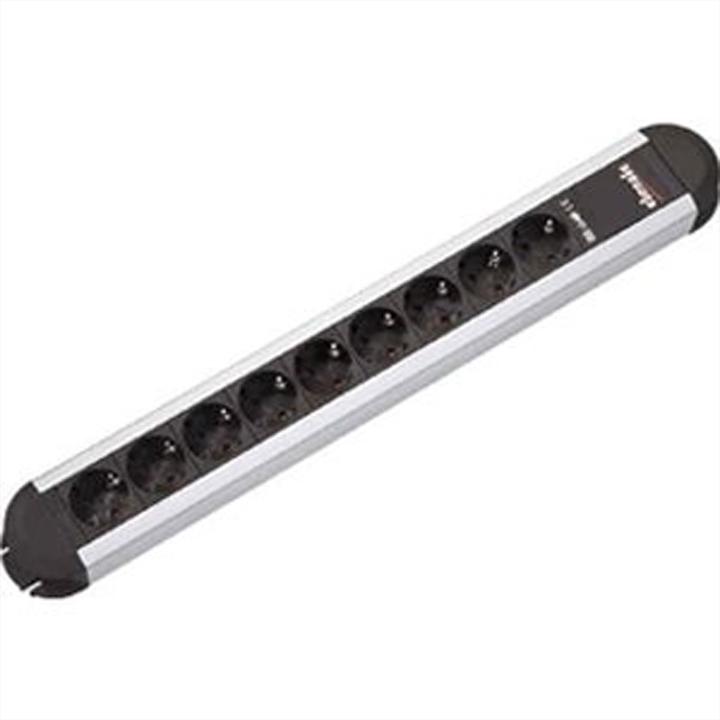 Actual product image Bachmann PRIMO CLASSIC ALU socket strip, 9-way without (9x, CEE 7/3, 1.75 m)