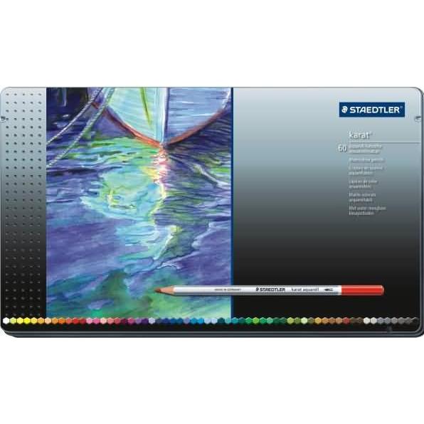 Staedtler karat aquarell 125 Wasservermalbare Farbstifte (60 x) (125 M60)