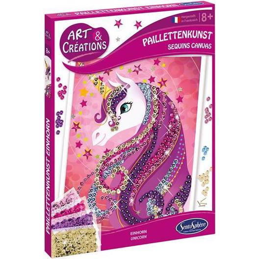 Sentosphere Paillettenkunst Einhorn (d)