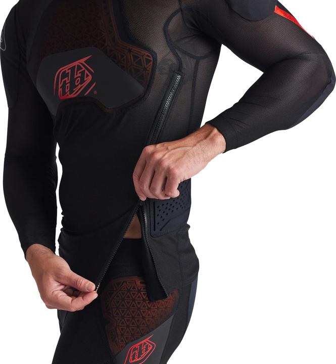 Produktbild Troy Lee Designs Stage Ghost D30 LS Baselayer schwarz S (S, Rückenprotektor, Brustprotektor, Ellbogenschoner, Einzelstück)