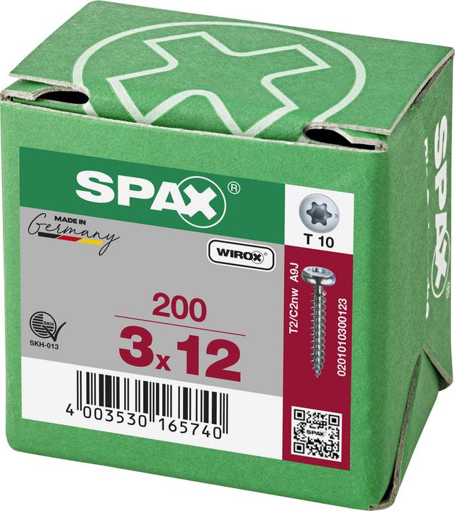 Image du produit Spax Vis pour panneaux agglomérés (200 Vis par pièce)