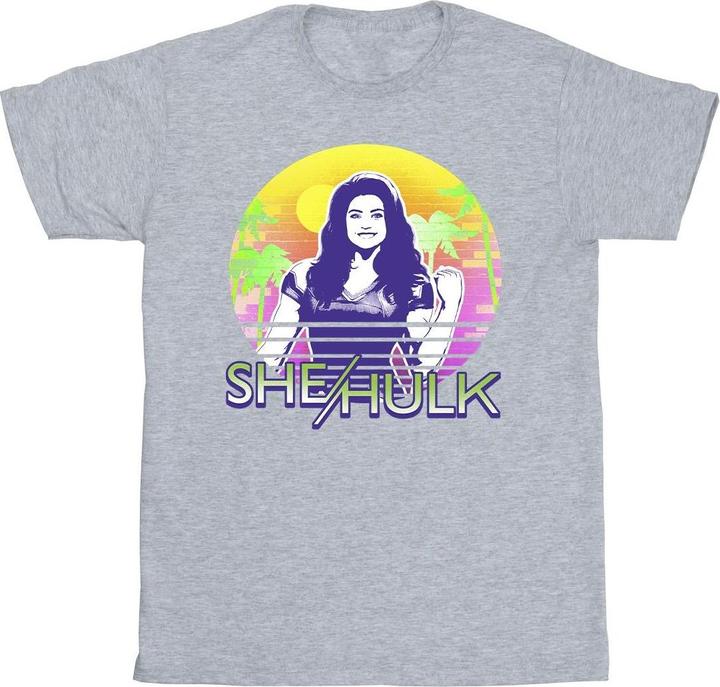 Actual product image Mens She-Hulk: Attorney At Law Sunset Smile T-Shirt (S)